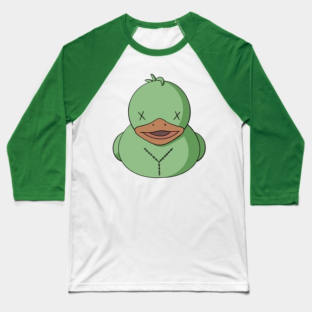 Zombie Rubber Duck Baseball T-Shirt by Alisha Ober Designs